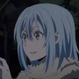 💎 Rimuru Tempest That Time I Got Reincarnated as a Slime Anime, Manga, Rimuru Tempest, Vita da Slime, Isekai, Fantasy telegram sticker