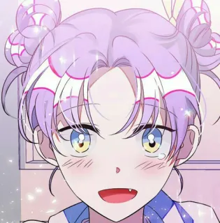 🤩 anime, cartoon, cute, girl, child, smiling, portrait telegram sticker