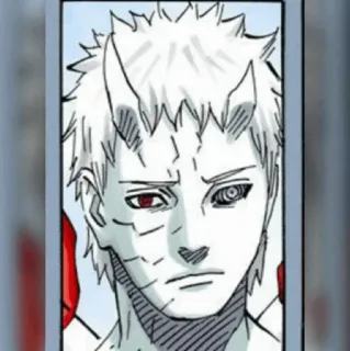 ⚫️ Obito Uchiha Naruto Anime, Manga, Uchiha, Cattivo, Corna, Ninja telegram sticker