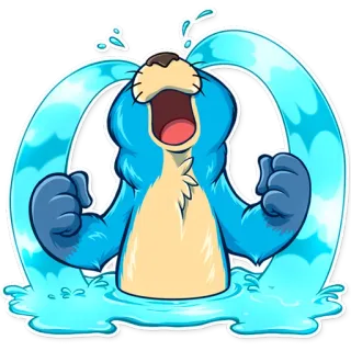 😭 Oshawott Pokemon Cartoon, Pokémon, Ottaro, Weinend, Wasser, Traurig, Anime telegram sticker