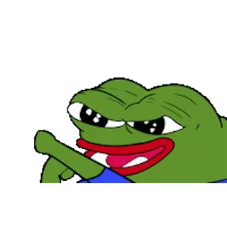 🤛 Pepe the Frog Pepe, rana, meme, arrogante whatsapp sticker