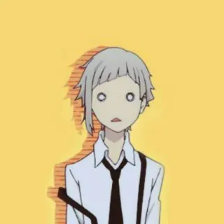 🗝 Atsushi Nakajima Bungou Stray Dogs 애니메이션, 문호 스트레이 독스, 나카지마 아츠시, 캐릭터, 놀람 telegram sticker