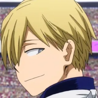 🦔 Neito Monoma My Hero Academia Anime, Manga, Neito Monoma, My Hero Academia, biondo, personaggio telegram sticker