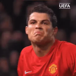😌 Cristiano Ronaldo UEFA футбол, спорт, игрок, Криштиану Роналду whatsapp sticker