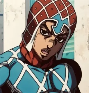 🤨 Guido Mista JoJo's Bizarre Adventure Anime, Manga, Personage, Jojo, Guido Mista telegram sticker
