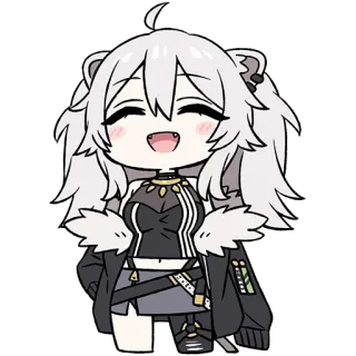 😊 anime, lion, chibi, kawaii, cute, character telegram sticker