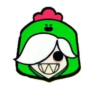 🌟 nhãn dán, nhân vật, hoạt hình, xanh lá, đỏ, trắng telegram sticker