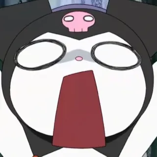 😫 Kuromi 쿠로미, 산리오, 애니메이션, 귀여운, 만화 telegram sticker