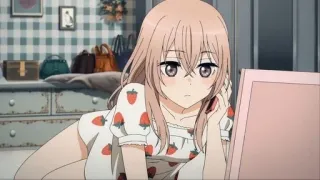 💖 Anime, Gadis, Imut, Stroberi, Ilustrasi, Karakter telegram sticker