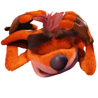 😶 Crash Bandicoot crash bandicoot, video game, cartoon, bandicoot whatsapp sticker