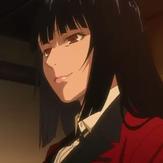 ☕️ Yumeko Jabami Kakegurui Anime, Kakegurui, Yumeko, Jabami, Apostas, Mulher, Uniforme escolar telegram sticker