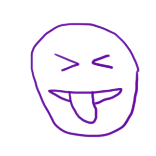 😝 Emoji, Língua, Rosto, Bobo, Expressão, Desenho animado whatsapp sticker