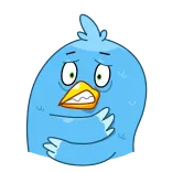 BlueBird whatsapp stickers