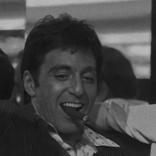 😎 Tony Montana Scarface whatsapp sticker