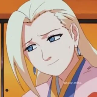 🌟 Ino Yamanaka Naruto saky_baka anime, cartoon, character, Ino Yamanaka, Naruto, woman telegram sticker