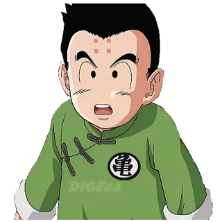 😮 Krillin Dragon Ball Anime, Dragon Ball, Krillin, Kartun whatsapp sticker