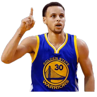 🏀 Stephen Curry basket, NBA, sport, atleta, Golden State Warriors telegram sticker