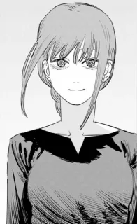 🌫 Makima Chainsaw Man anime, manga, chainsaw man, makima, character, woman telegram sticker