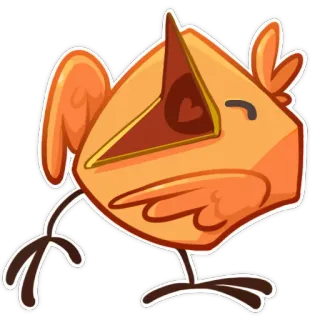 😆 새, 만화, 귀여운, 동물, 스티커 telegram sticker