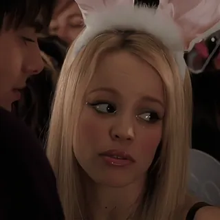 ♥️ Regina George Mean Girls Mean Girls, Regina George, Halloween, lapin, comédie, film telegram sticker