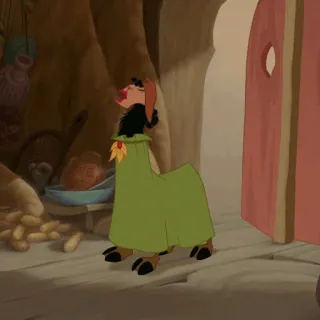 🍂 Kuzco The Emperor's New Groove dibujos animados, llama, disney, kuzco, el emperador y sus locuras, gracioso telegram sticker