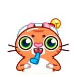 Christmas Tiger @Tgemojis telegram emojis 🥳