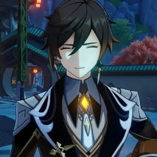 💰 Zhongli Genshin Impact Anime, Video game, Genshin Impact, Zhongli, Karakter telegram sticker