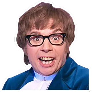 Austin Powers whatsapp stickers