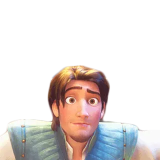 🙂 Flynn Rider Tangled Disney, Công chúa tóc mây, Flynn Rider, hoạt hình telegram sticker