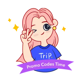 🤩 Trip. Promo Codes Time voyage, promo, codes promo, réduction, clin d'oeil, peace telegram sticker