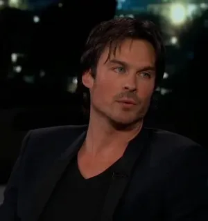 🖤 Ian Somerhalder actor, portrait, man, celebrity telegram sticker