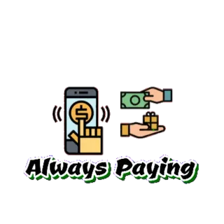 💵 Always Paying pagamento, dinheiro, pagamento online, pagamento móvel, presente, transação telegram sticker