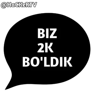 🎉 BIZ
2K
BO'LDIK telegram sticker