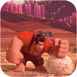 👊 Wreck-It Ralph telegram sticker