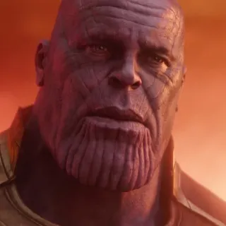 💜 Thanos Avengers movie, villain, supervillain, marvel, thanos telegram sticker