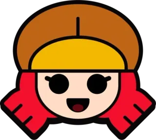 🙂 naklejka, kreskówka, postać, clipart telegram sticker