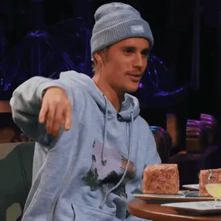 🌑 Justin Bieber celebrity, singer, pop star, Justin Bieber, person telegram sticker