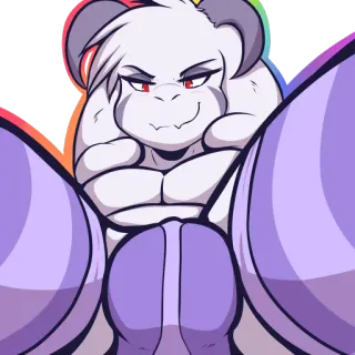 😈 Asriel Dreemurr Undertale telegram sticker