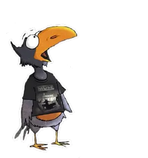 Croack! whatsapp stickers