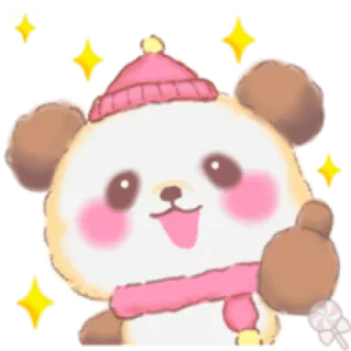 💕 クマ, かわいい, 動物, カワイイ, アニメ, ステッカー, 愛らしい, 幸せ telegram sticker