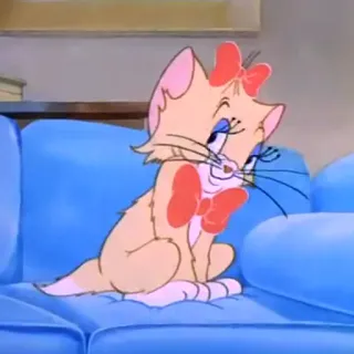 ☺️ cat, cartoon, cute, animal telegram sticker