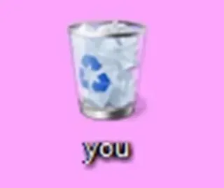 ❤ you мусор, бак, переработка, отходы, ты telegram sticker