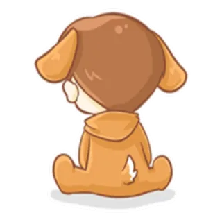 😶 cachorrinho, cão, fofo, animal de estimação, animal, desenho animado telegram sticker
