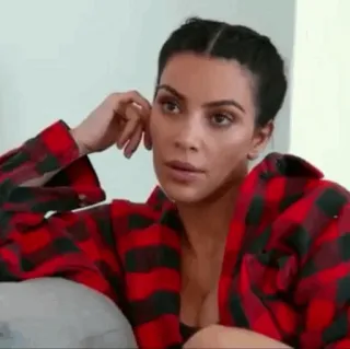 🌶 Kim Kardashian celebrità, reality tv, kardashian, kim kardashian, flanella telegram sticker