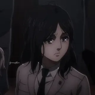❤️ Pieck Finger Attack on Titan アニメ, 漫画, ピーク・フィンガー, 進撃の巨人 telegram sticker