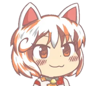 🙂 anime, cat girl, neko, cute, manga telegram sticker