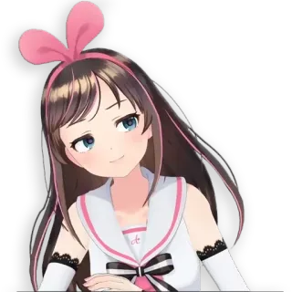 😏 Kizuna AI Anime, Youtuber Virtual, Kizuna Ai, VTuber, Fofo, IA whatsapp sticker