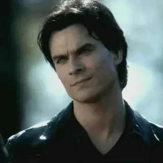 🖤 Damon Salvatore The Vampire Diaries Vampiro, TV, Drama, Sobrenatural, Serie whatsapp sticker