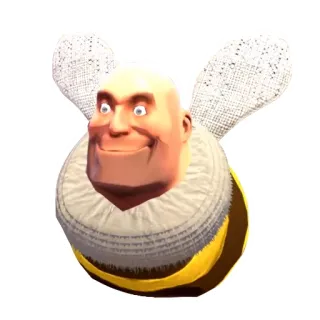 🐝 Heavy Team Fortress 2 Team Fortress 2, TF2, Heavy, Abelha, Video game, Meme, Engraçado telegram sticker
