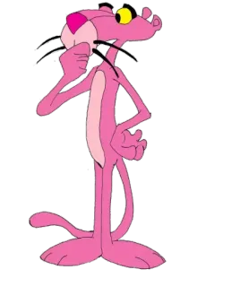 😊 Pink Panther The Pink Panther Show pantera rosa, cartone animato, animazione, divertente, personaggio telegram sticker